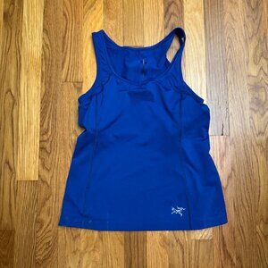 Arcteryx Blue Tank with built in bra